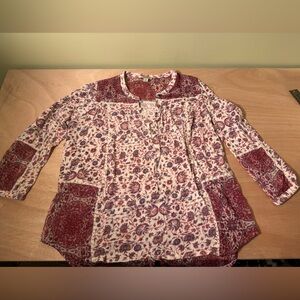 Lucky Brand | Boho vibe soft Top sz Med
